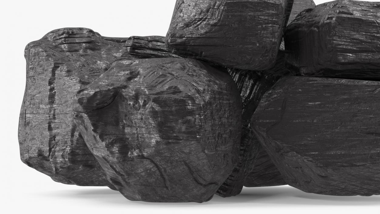 3D model Bituminous Coal Pile