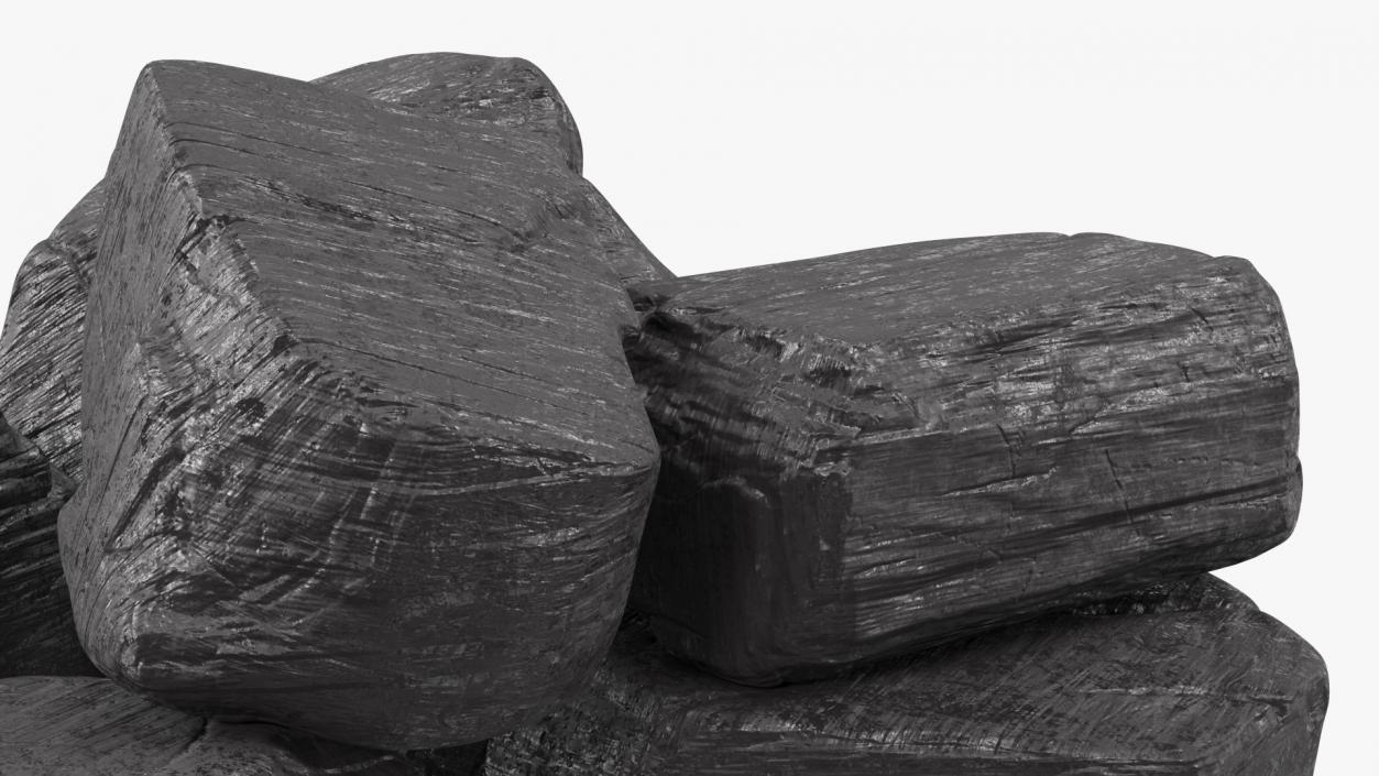 3D model Bituminous Coal Pile