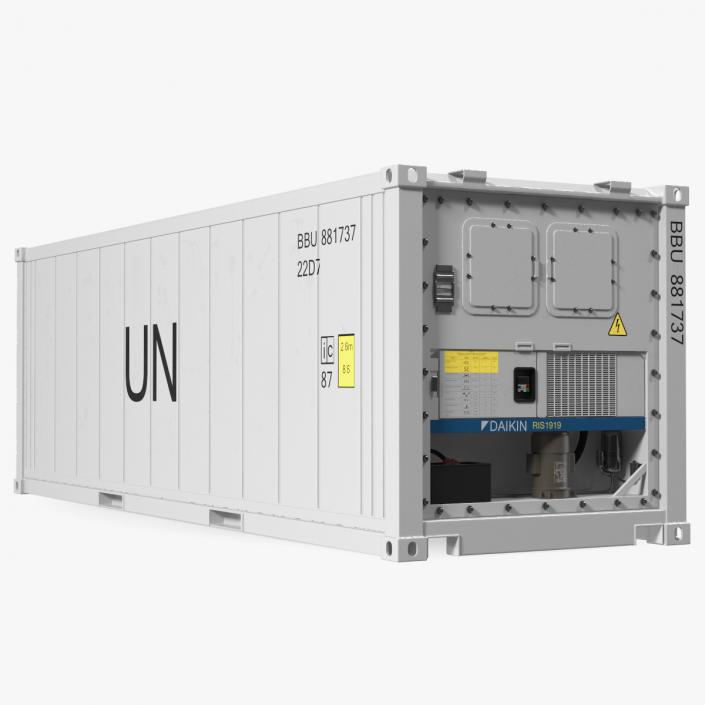 3D Refrigerated Sea Container