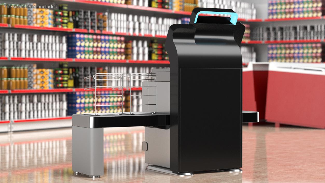 3D Toshiba Self Checkout System Cash Recycling model