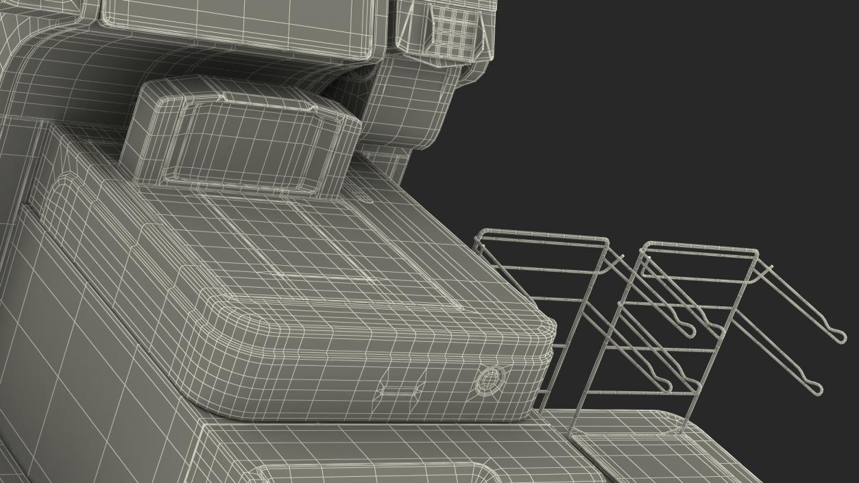 3D Toshiba Self Checkout System Cash Recycling model