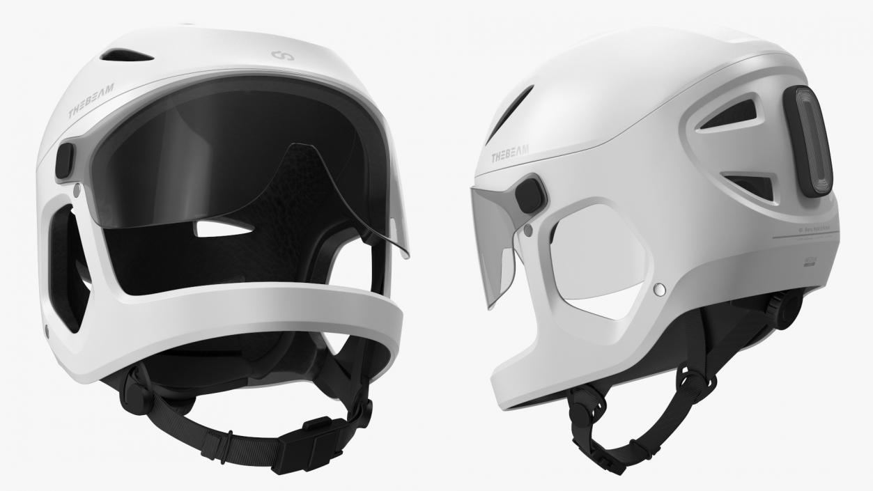 Cycling Helmet for E-bike Virgo White 3D