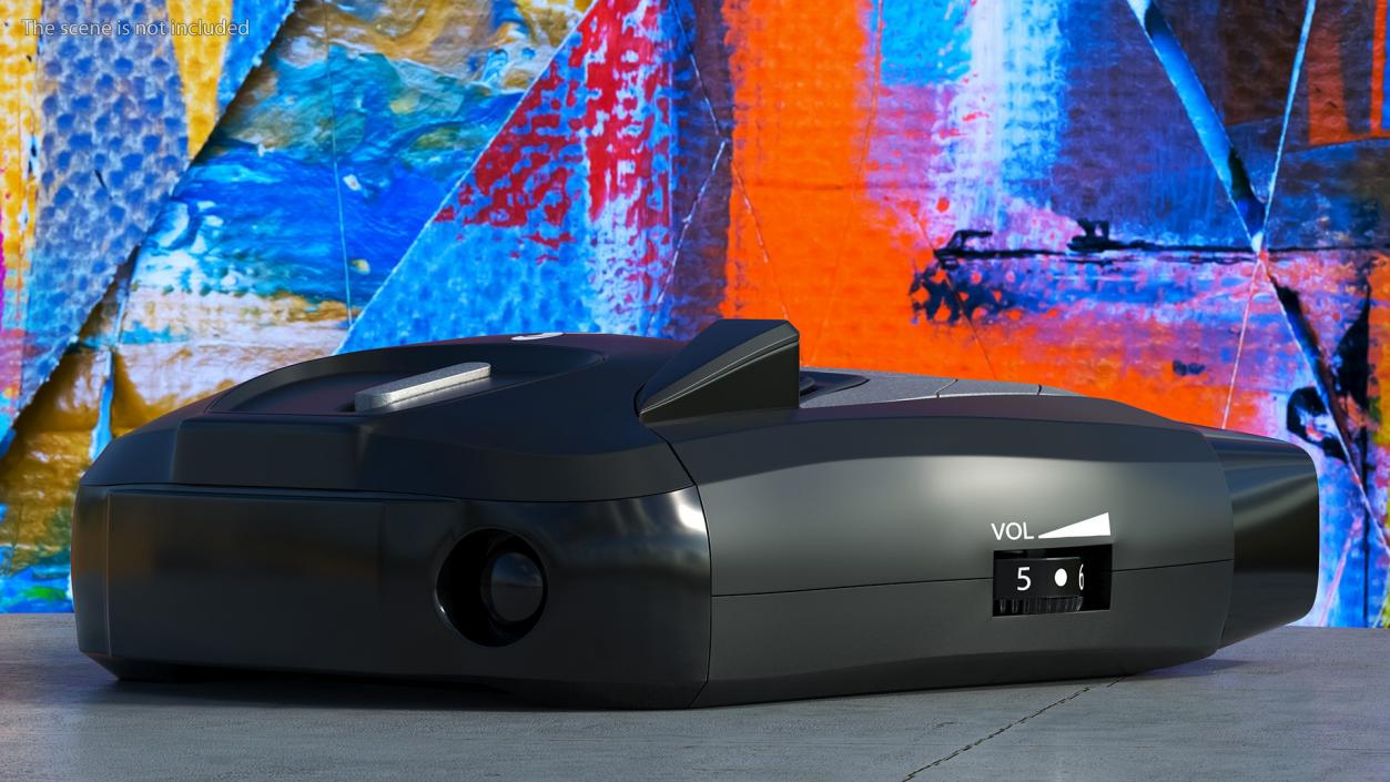 3D model Cobra RAD 480i Laser Radar Detector