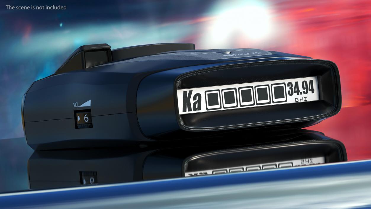 3D model Cobra RAD 480i Laser Radar Detector