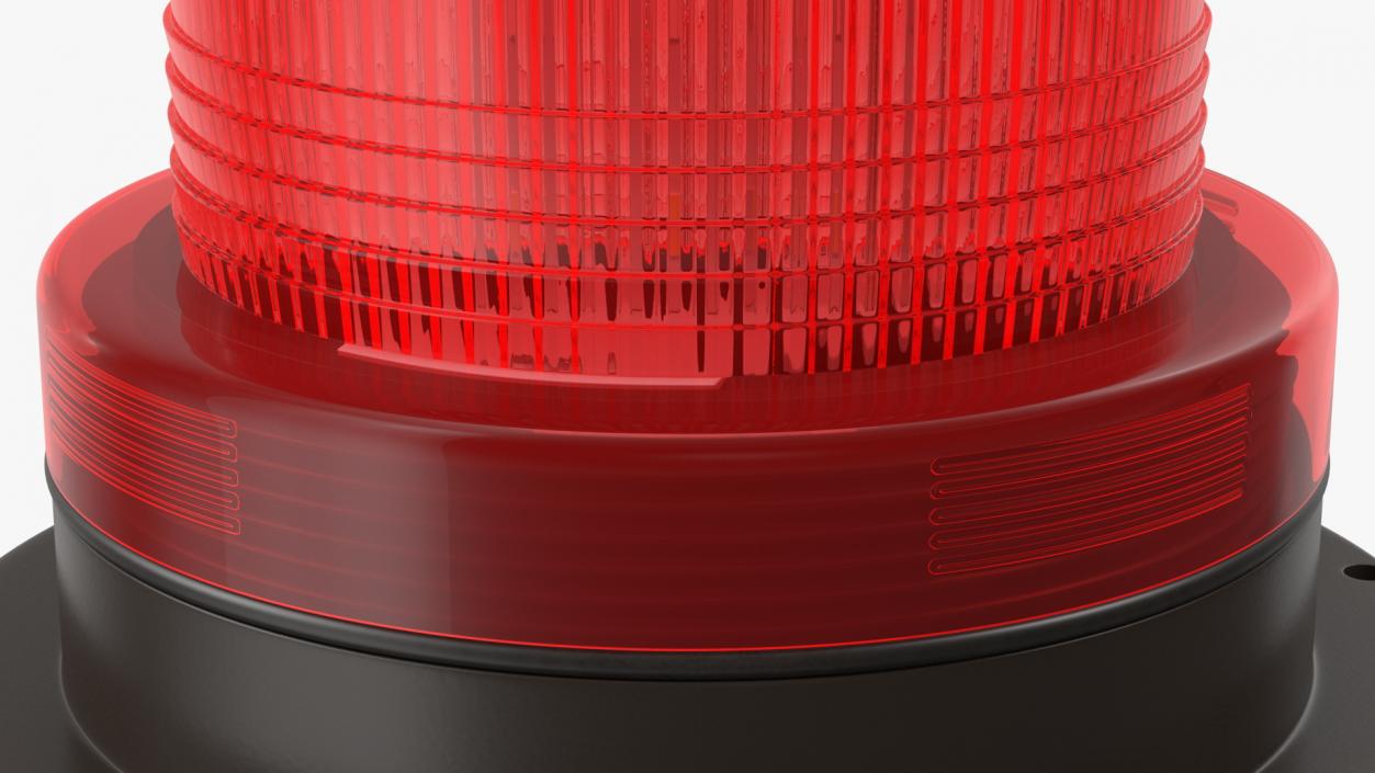 LED Beacon Red 3D model