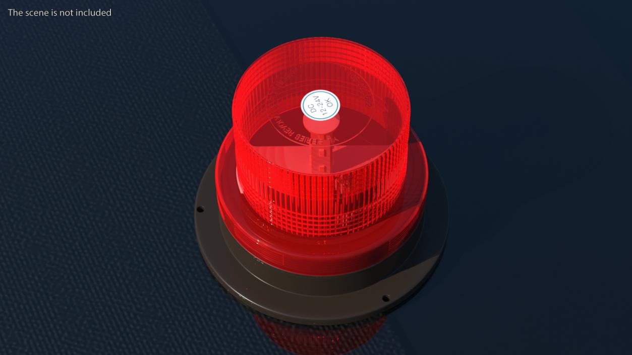 LED Beacon Red 3D model