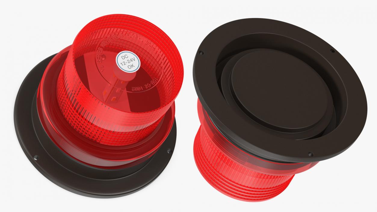 LED Beacon Red 3D model