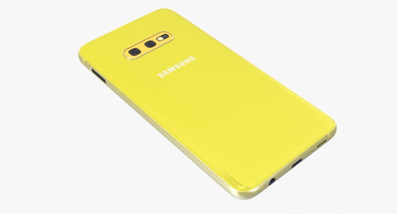 3D Samsung Galaxy S10E Yellow