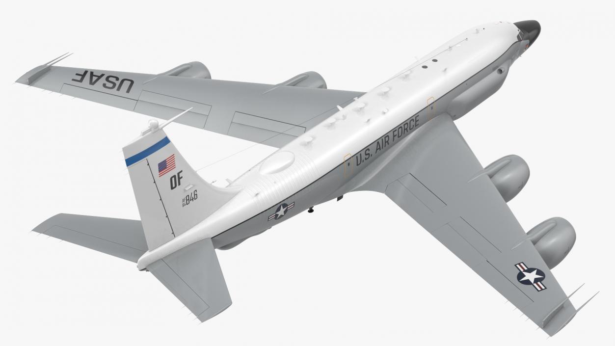 3D Boeing RC-135W Rivet Joint Flight model