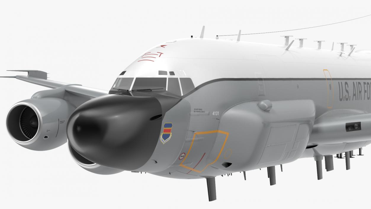 3D Boeing RC-135W Rivet Joint Flight model