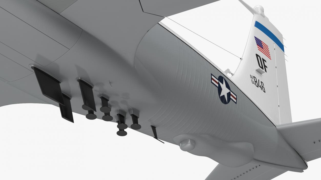 3D Boeing RC-135W Rivet Joint Flight model