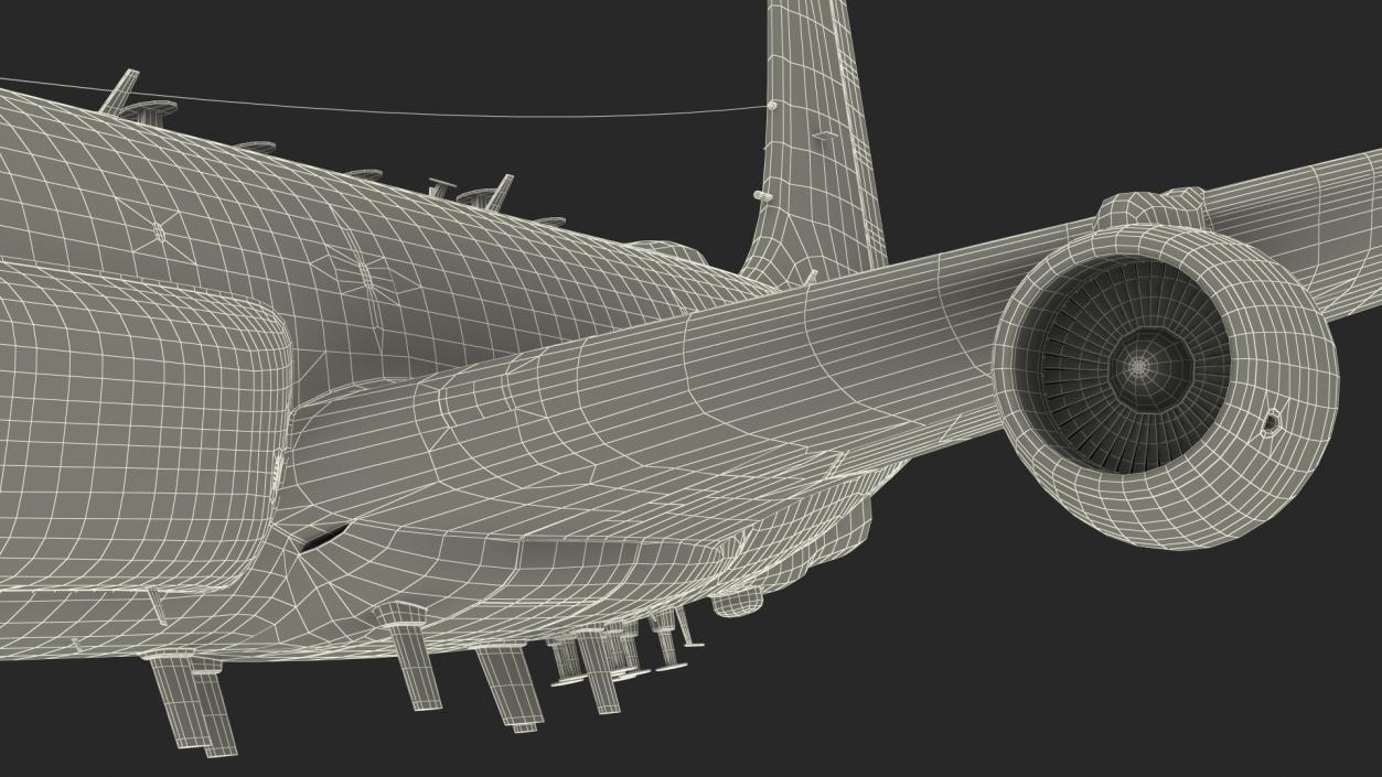 3D Boeing RC-135W Rivet Joint Flight model