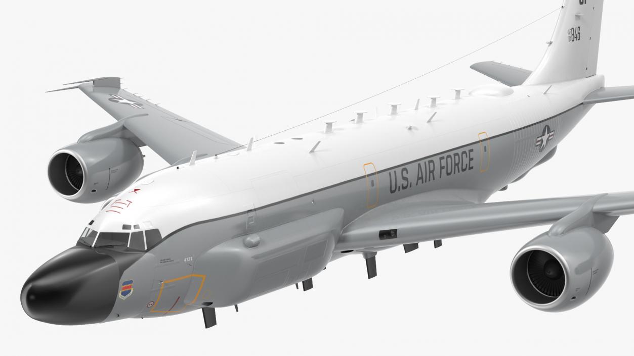 3D Boeing RC-135W Rivet Joint Flight model