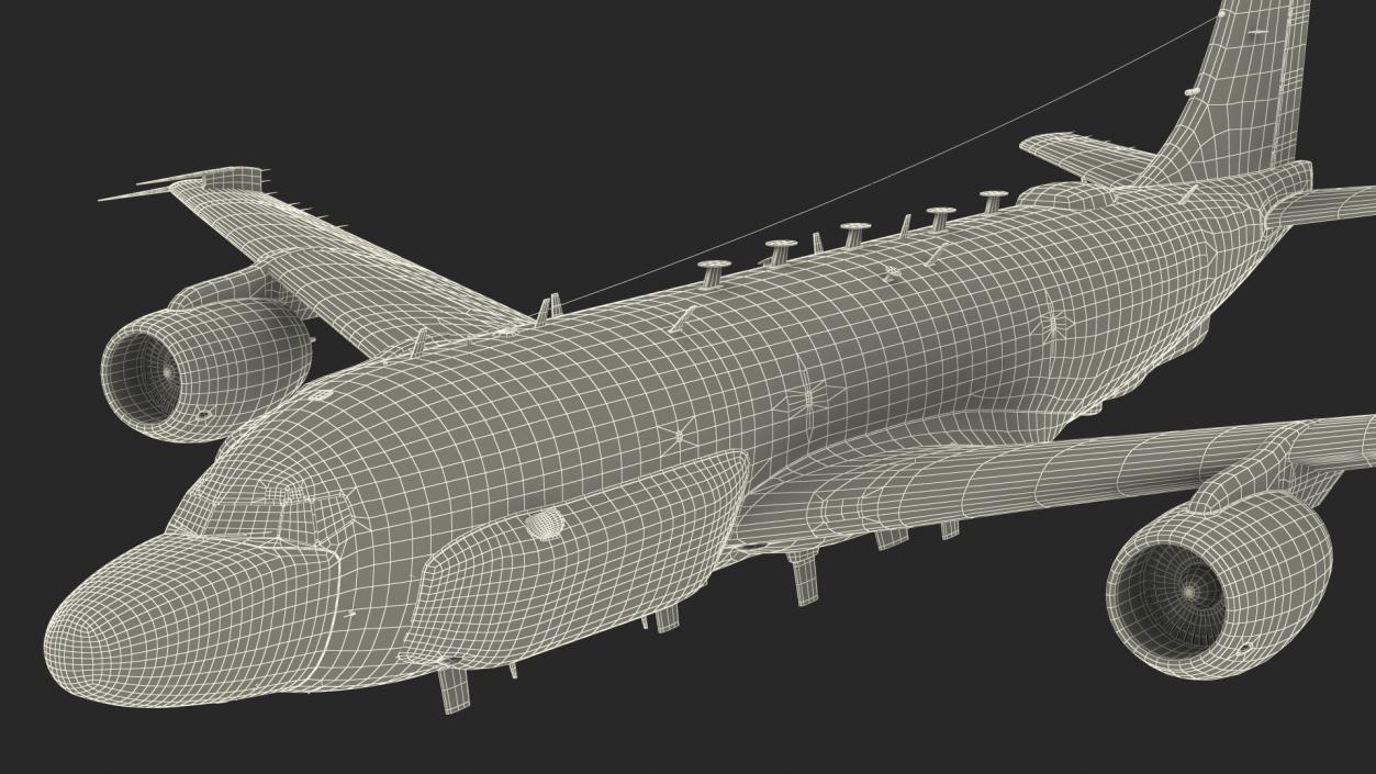 3D Boeing RC-135W Rivet Joint Flight model