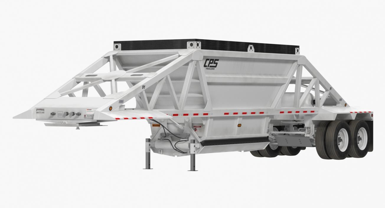 3D model Manac Bottom Dump Trailer