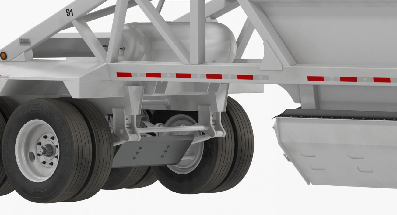 3D model Manac Bottom Dump Trailer