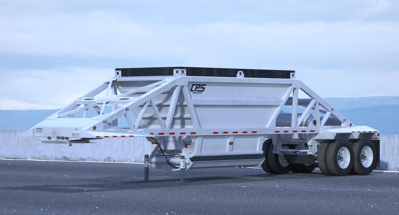 3D model Manac Bottom Dump Trailer