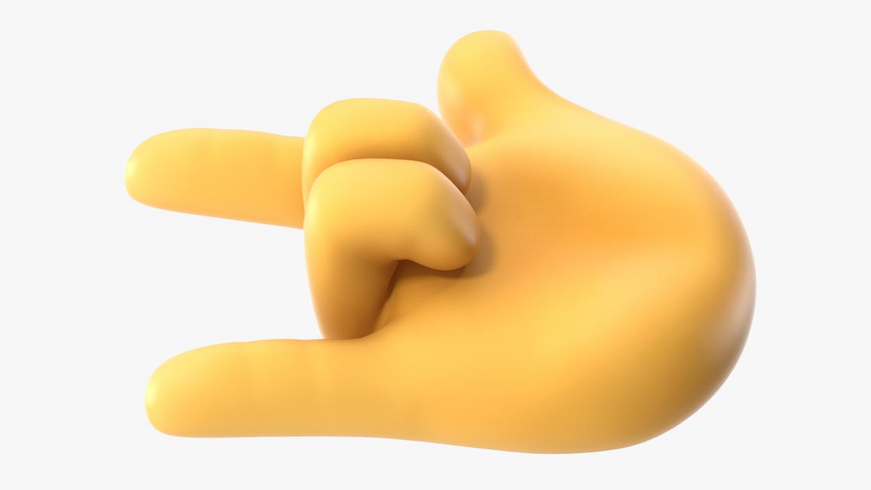 Love-You Gesture Emoji 3D