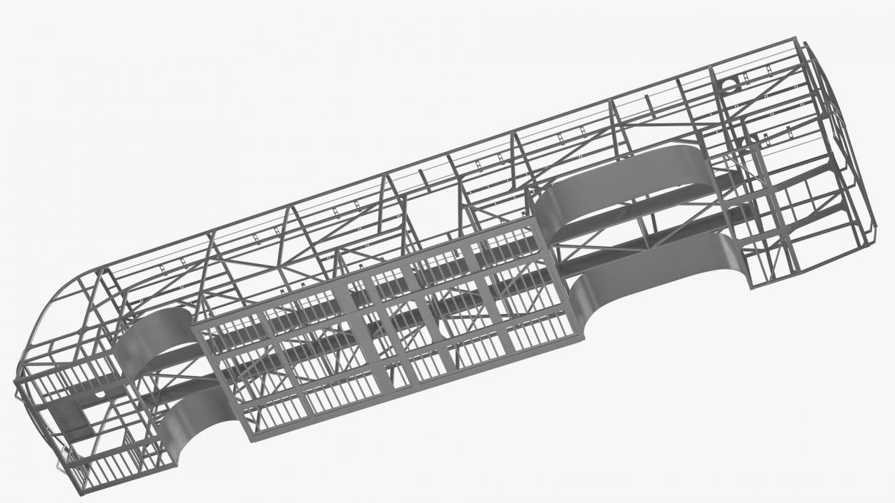 Bus Frame Structure 3D model