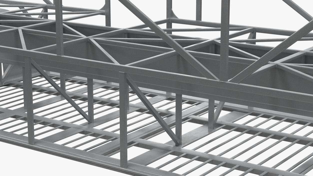 Bus Frame Structure 3D model