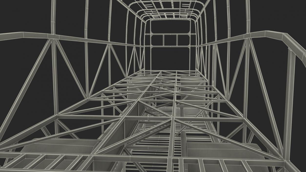 Bus Frame Structure 3D model