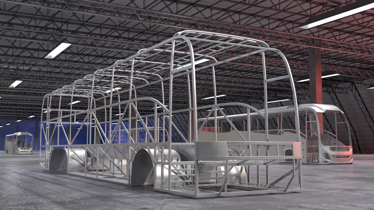 Bus Frame Structure 3D model