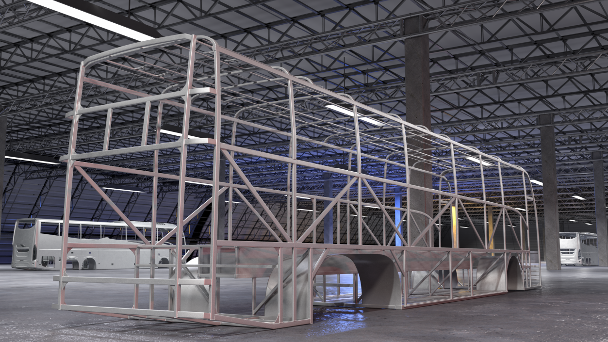 Bus Frame Structure 3D model