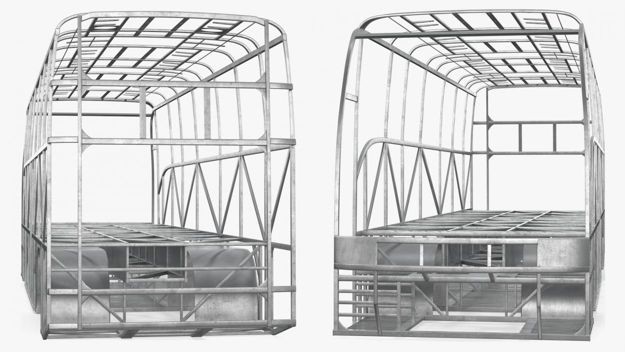 Bus Frame Structure 3D model