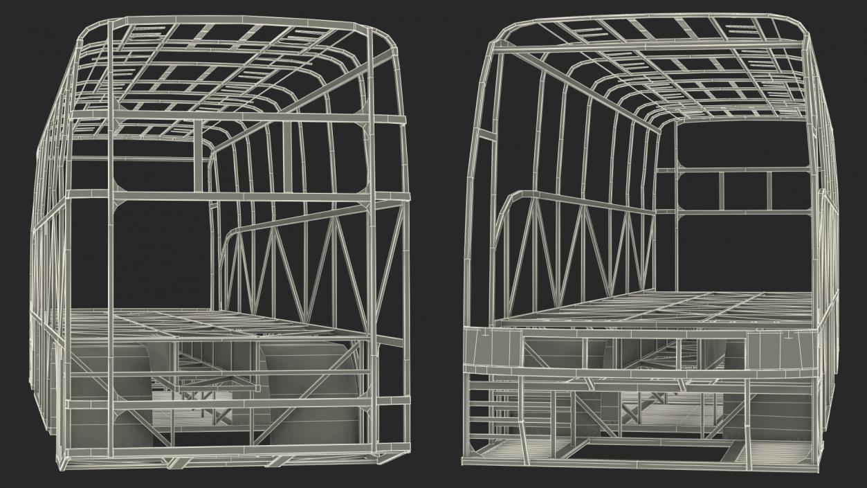 Bus Frame Structure 3D model