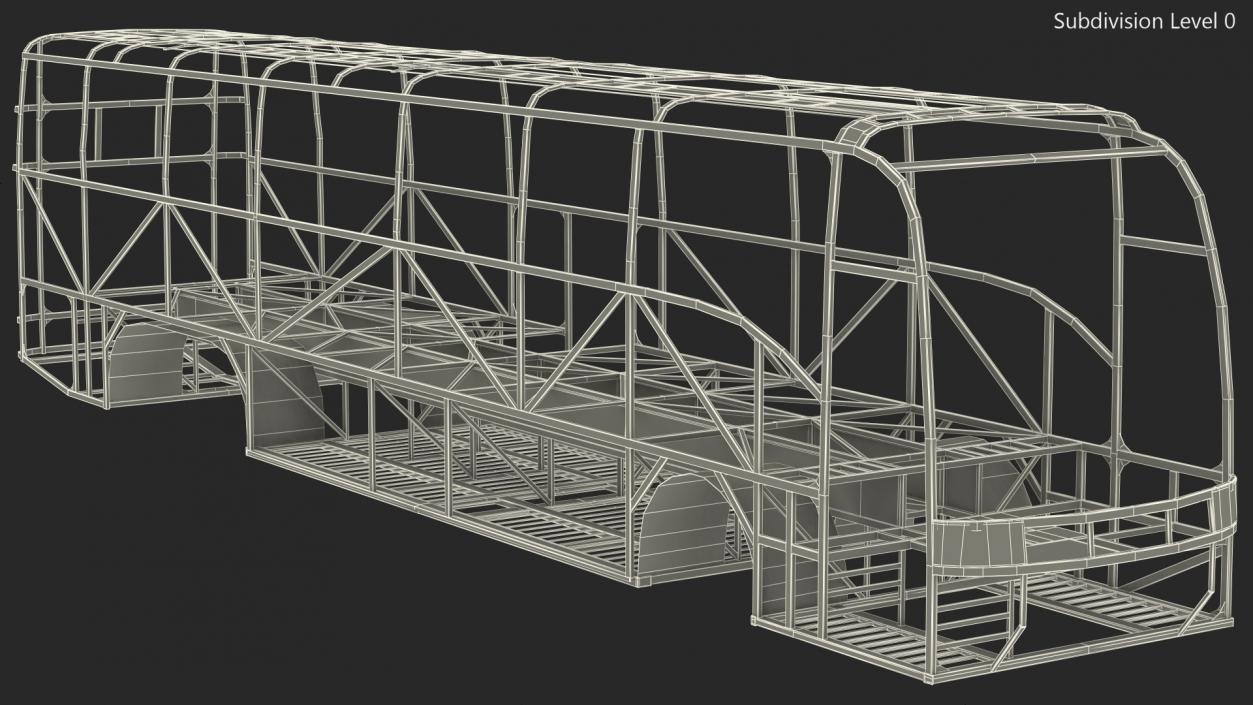 Bus Frame Structure 3D model