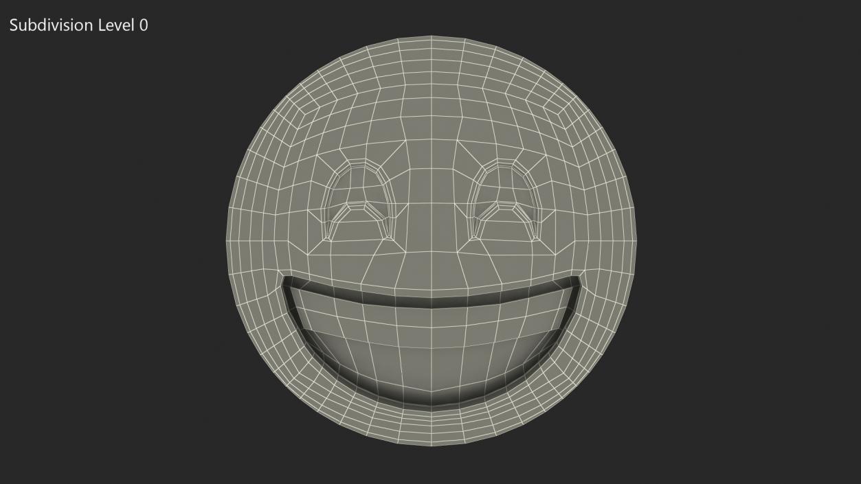 3D Very Happy Emoji