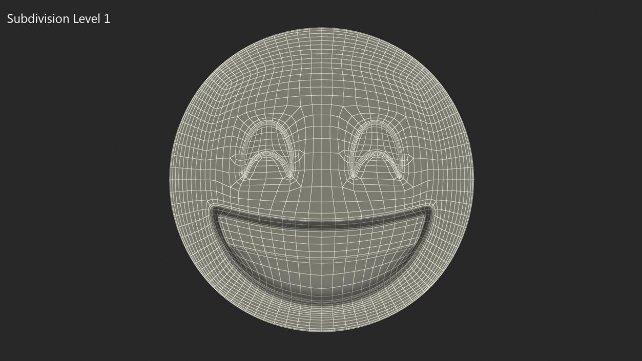 3D Very Happy Emoji