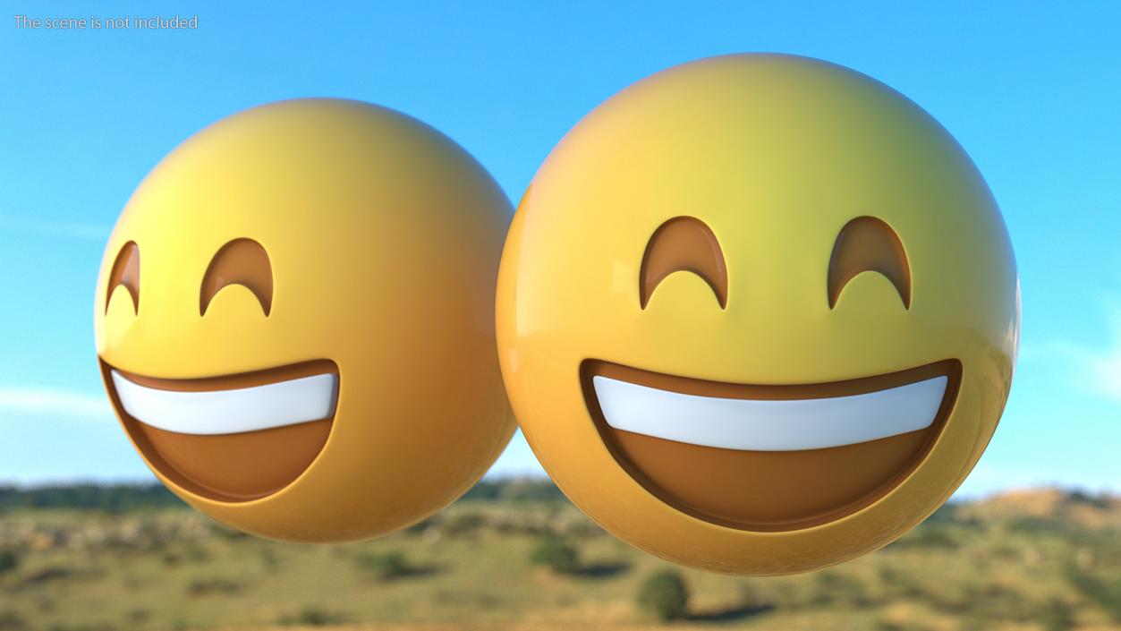 3D Very Happy Emoji