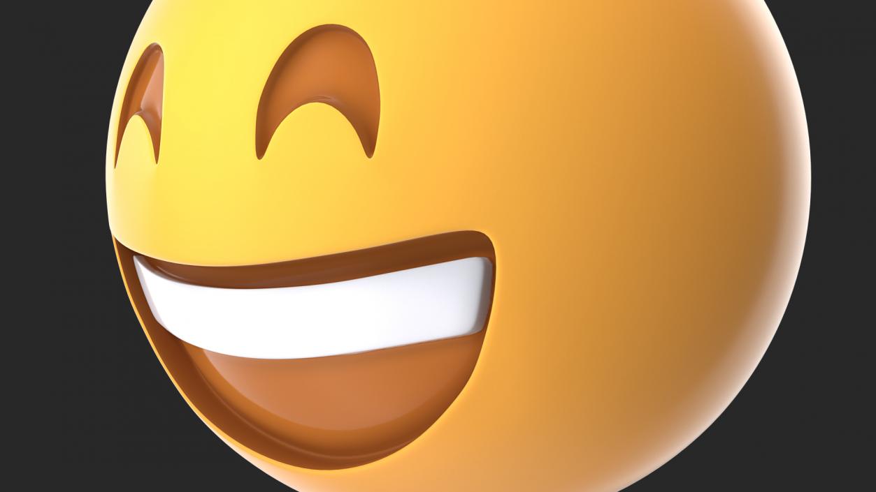 3D Very Happy Emoji