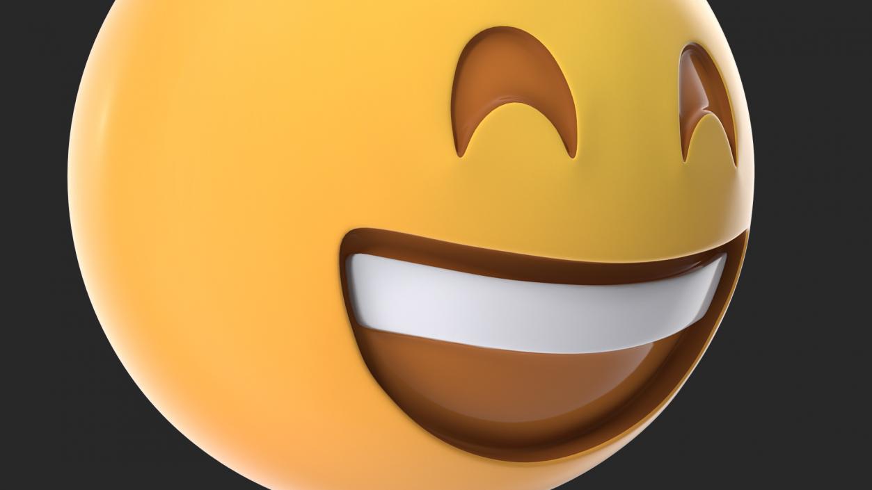 3D Very Happy Emoji