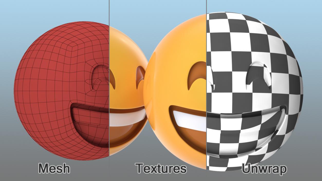 3D Very Happy Emoji