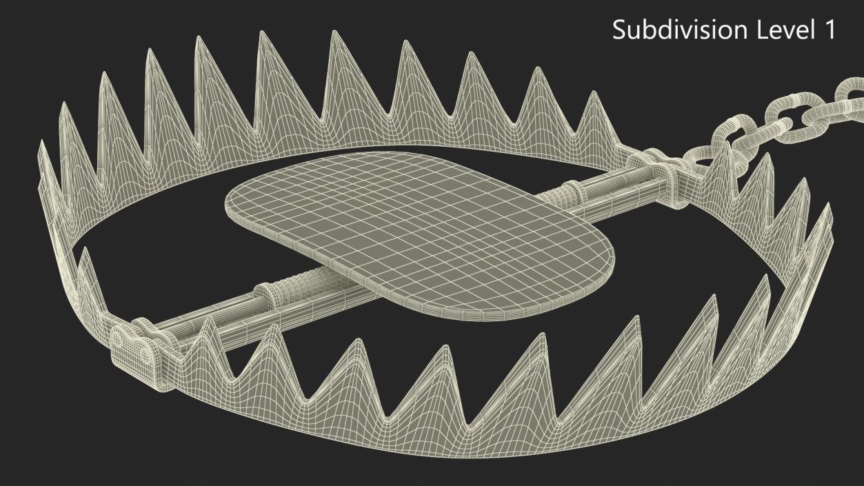 3D model Steel Bear Trap