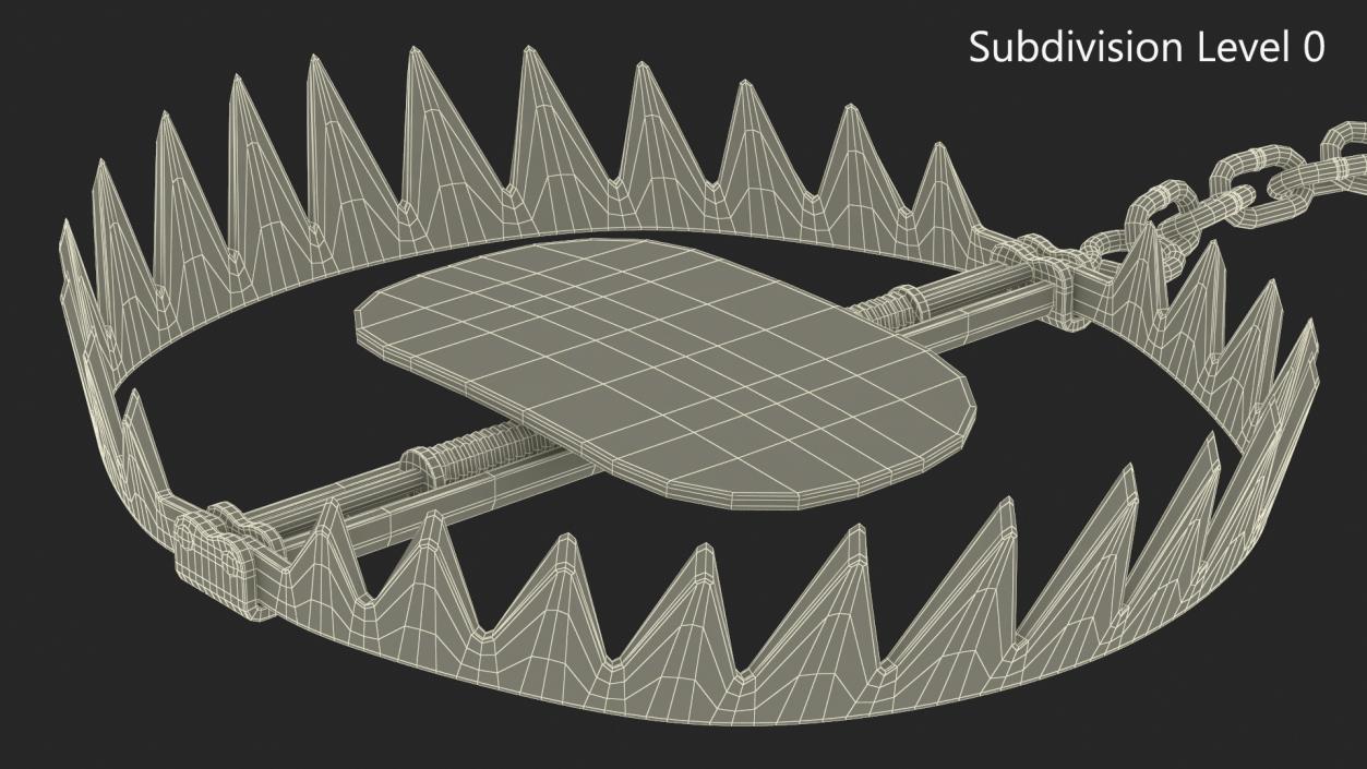 3D model Steel Bear Trap