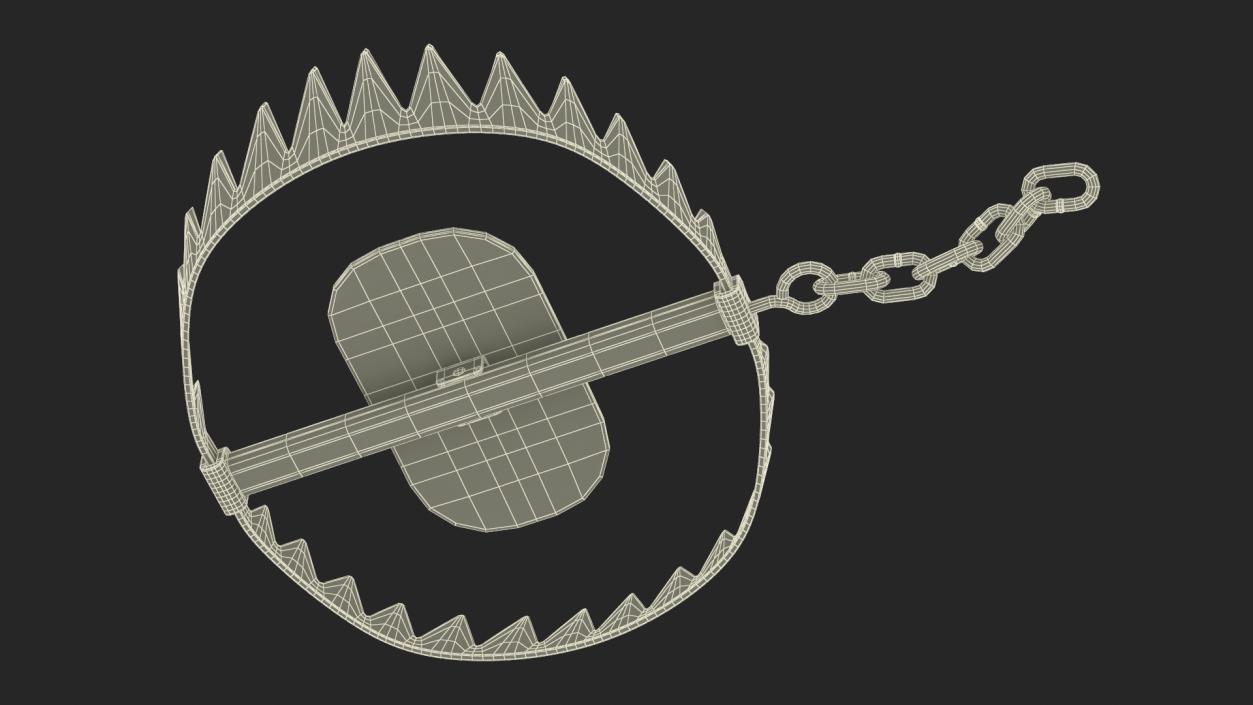 3D model Steel Bear Trap