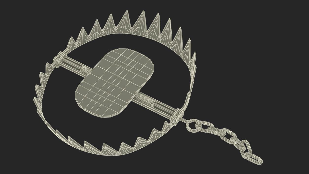 3D model Steel Bear Trap