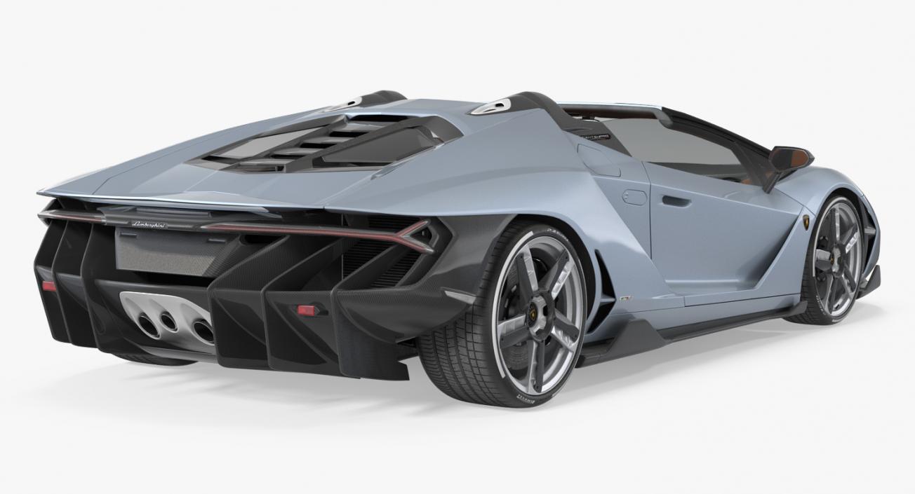 Rigged Lamborghini Cars Collection 3D model