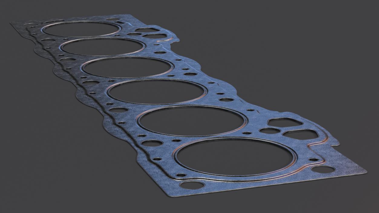 3D 1GFE Head Gasket 6 Cylinder Steel model