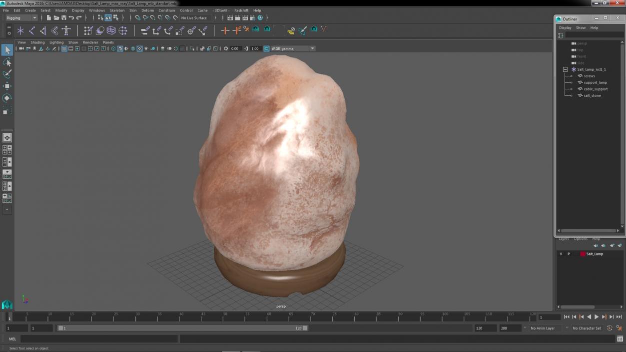 Salt Lamp(1) 3D