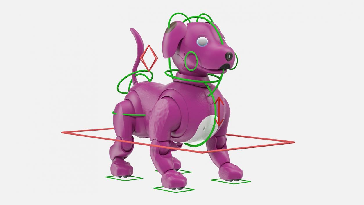 Robot Dog Generic Rigged 3D model