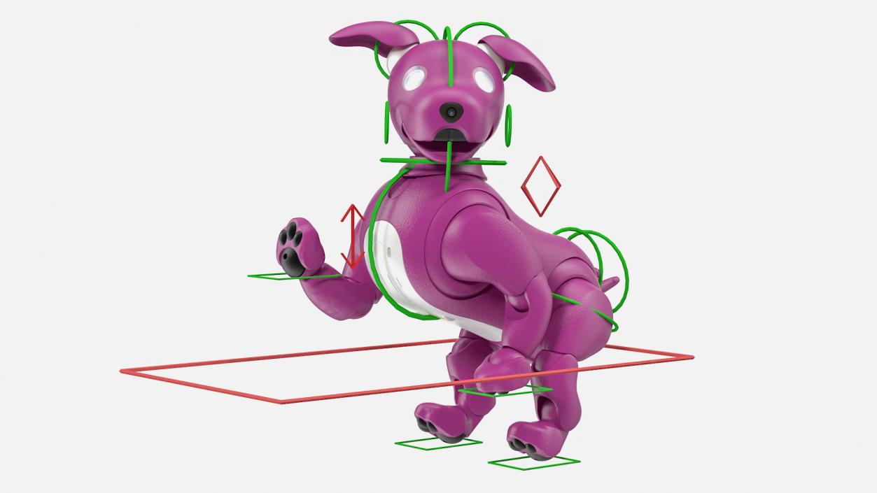 Robot Dog Generic Rigged 3D model