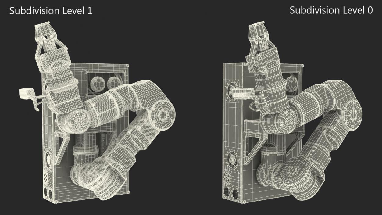 3D model GITAI S1 Space Robot