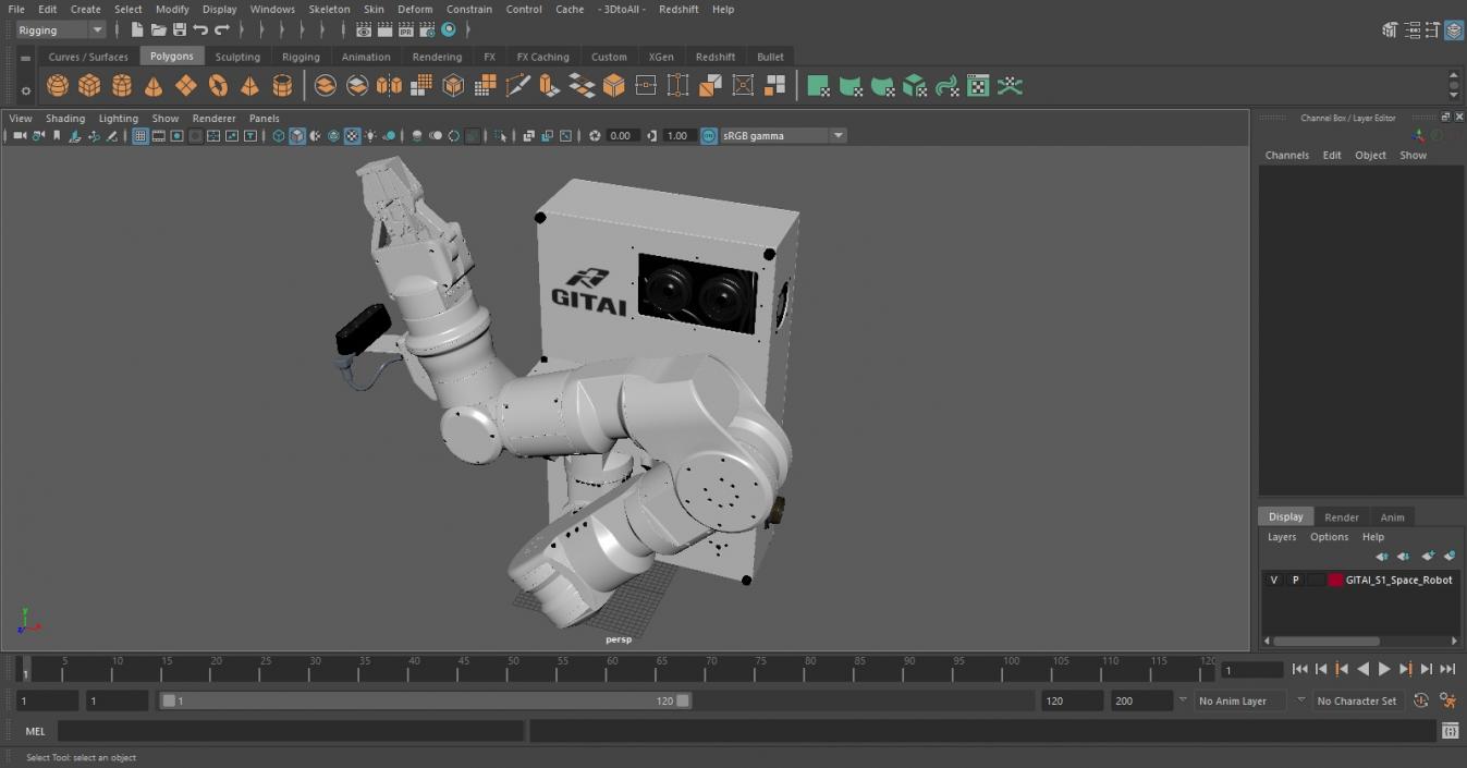 3D model GITAI S1 Space Robot