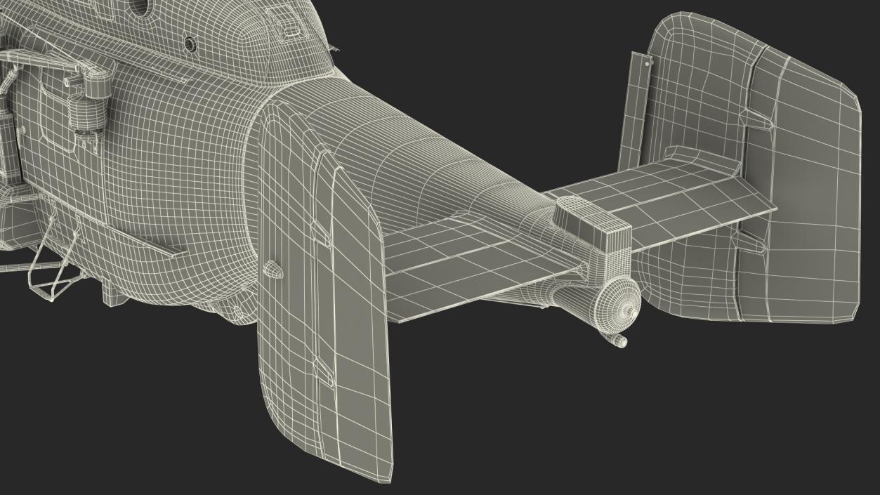 3D Kamov KA32 Russia EMERCOM Helicopter Rigged model