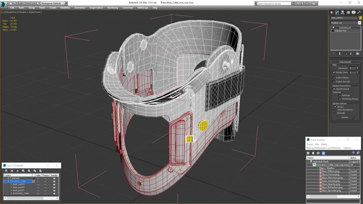 3D Extrication Collar model