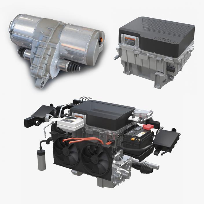 Auto Electric Engines Collection 2 3D model